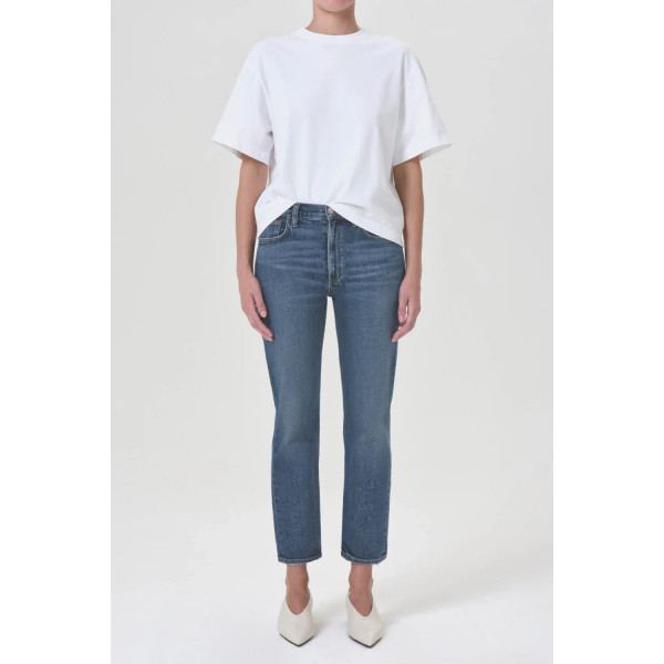 Race Mid Rise Straight Jean