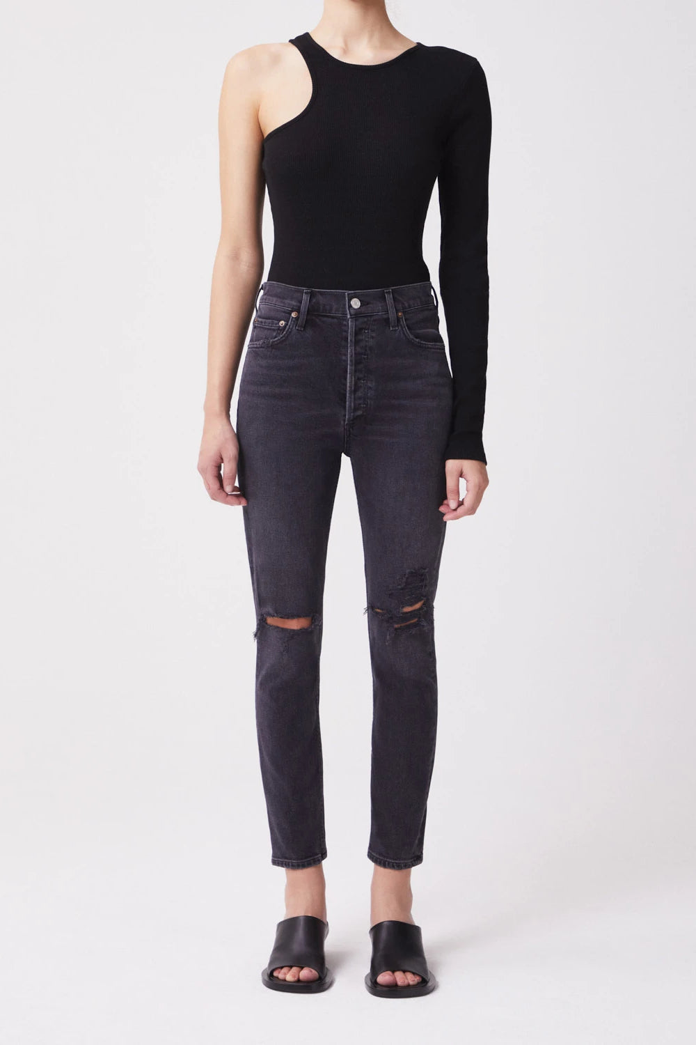 Brocade High Rise Slim