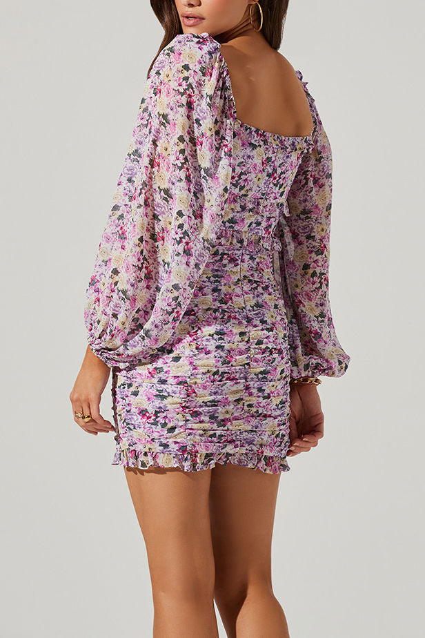 Malachite Skirt Print Dress