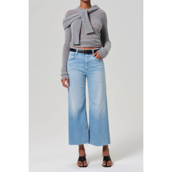 Folio Aura Wide Leg Crop Jean