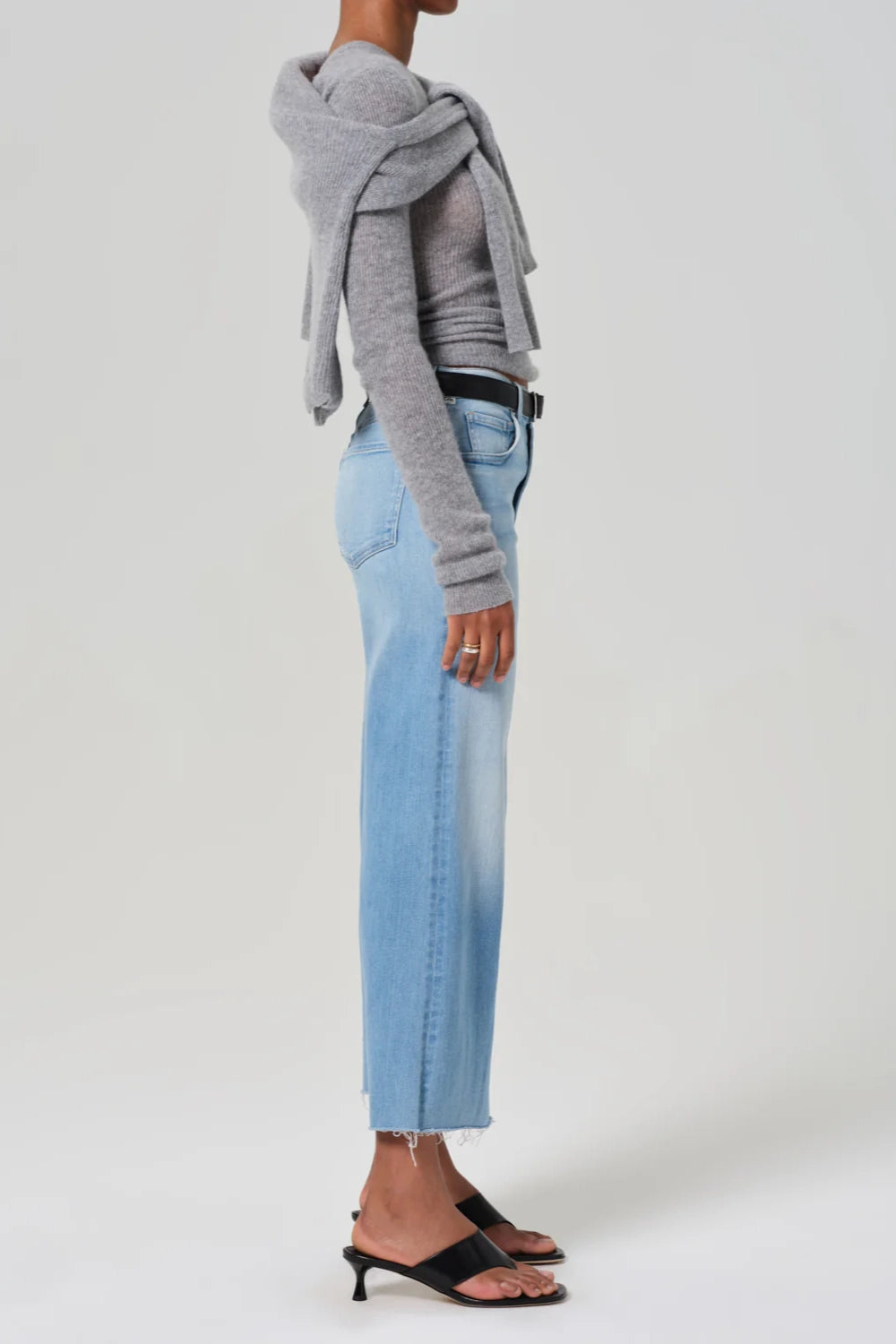 Folio Aura Wide Leg Crop Jean