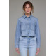 Acqua Soft Denim Crop Shirt