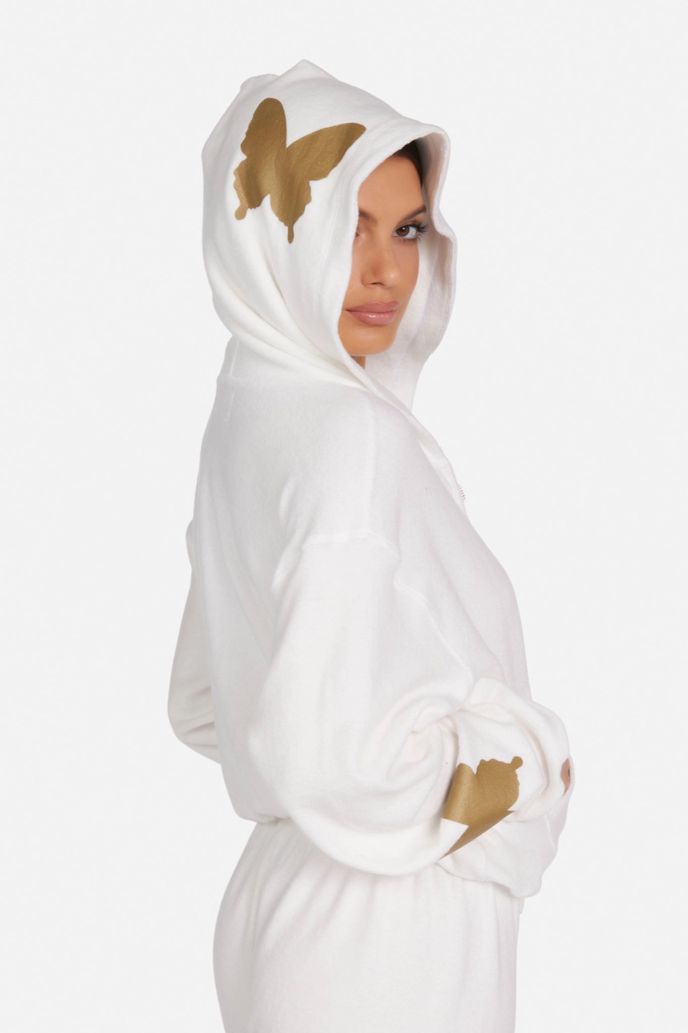 Flor Butterfly Zip Up