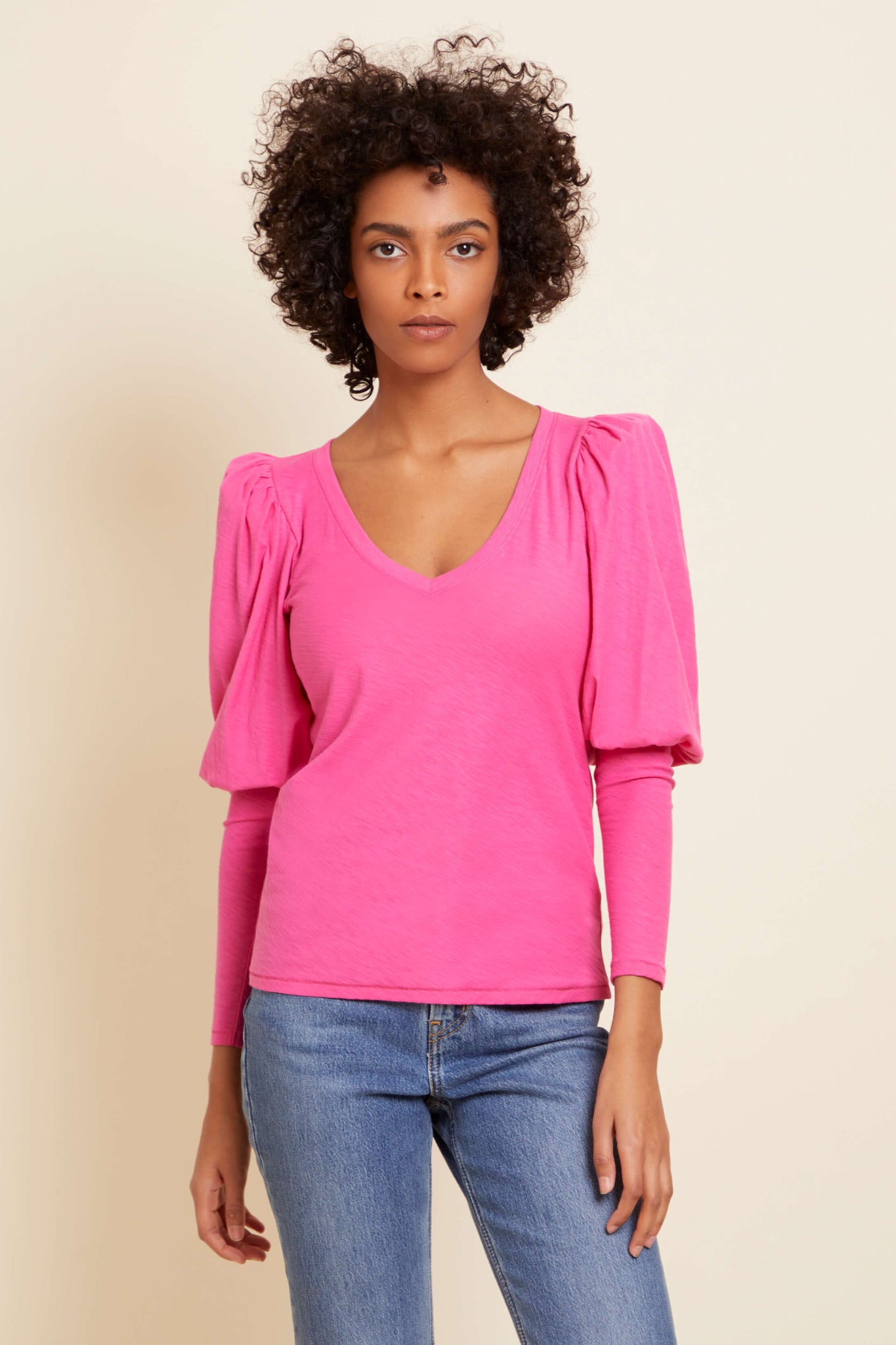 Alba Long Drama Sleeve Top