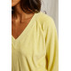 Bellezza Rush Terry V Neck Sweatshirt