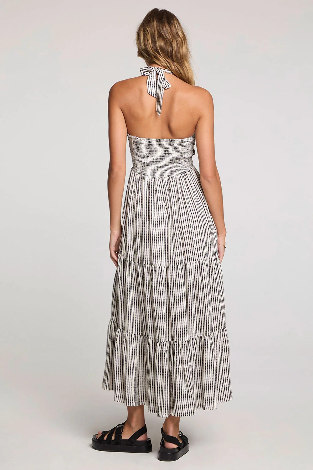 Blend Pulse Halter Midi Dress