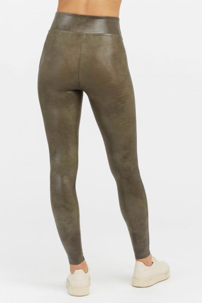 Fascino Leather Croc Shine Legging