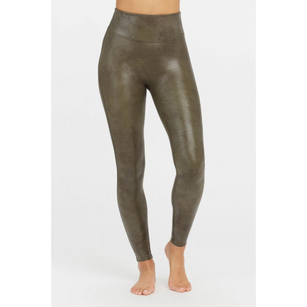Fascino Leather Croc Shine Legging