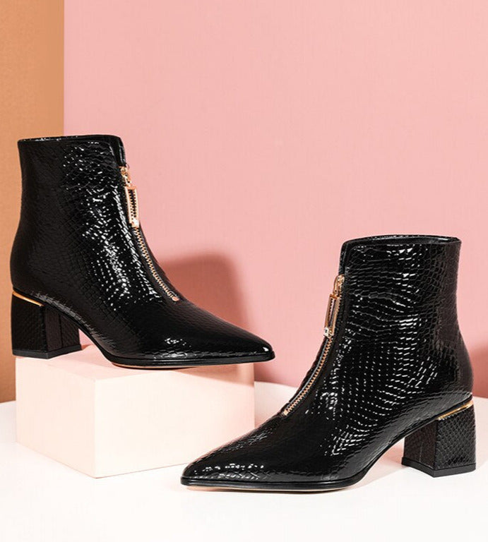 Pizzo Genuine Leather Boots